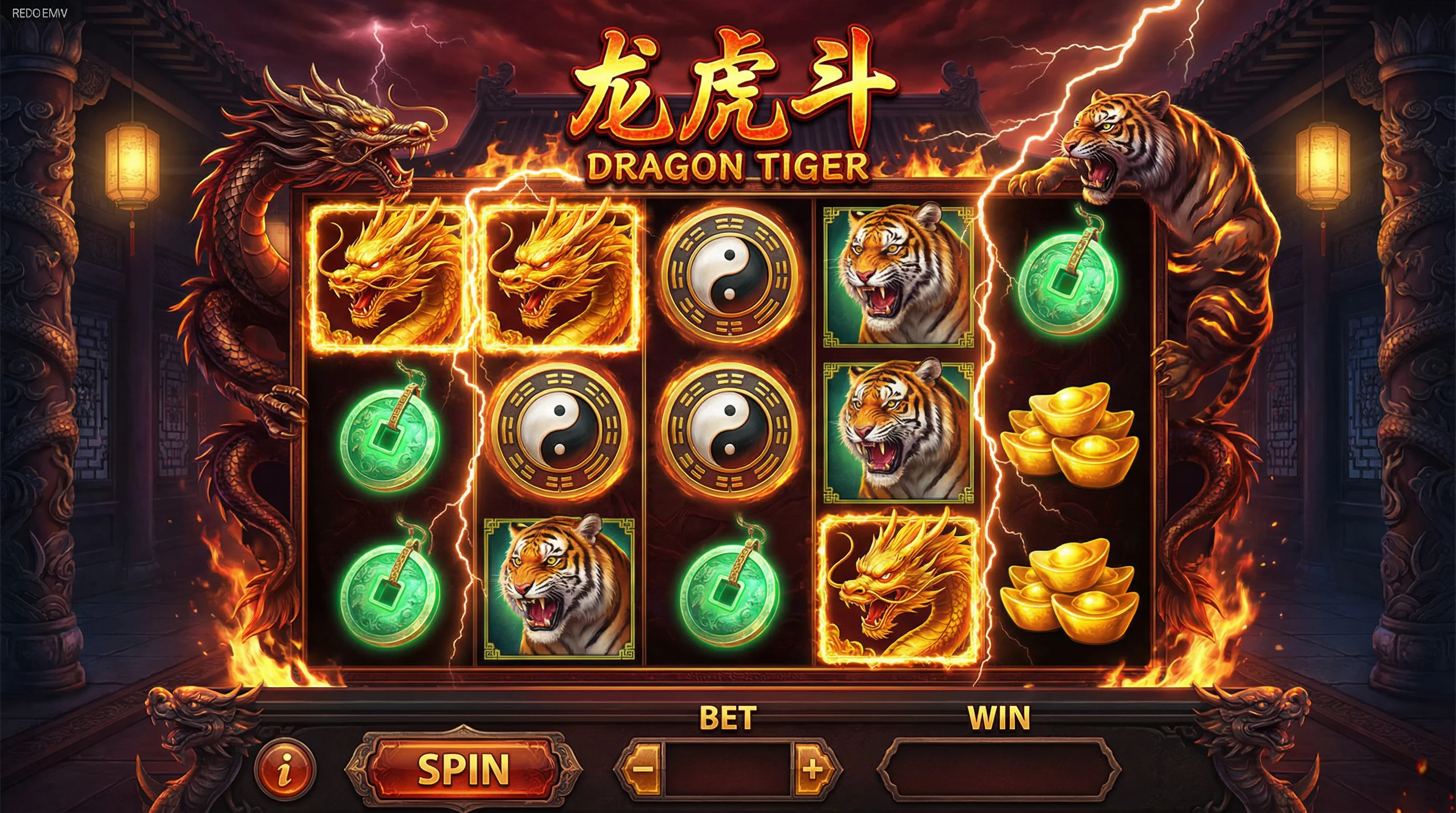 PG电子龙虎斗游戏史诗级画面